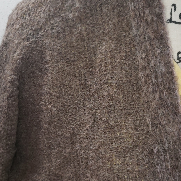 Anthropologie taupe alpaca blend duster - Picture 4 of 9